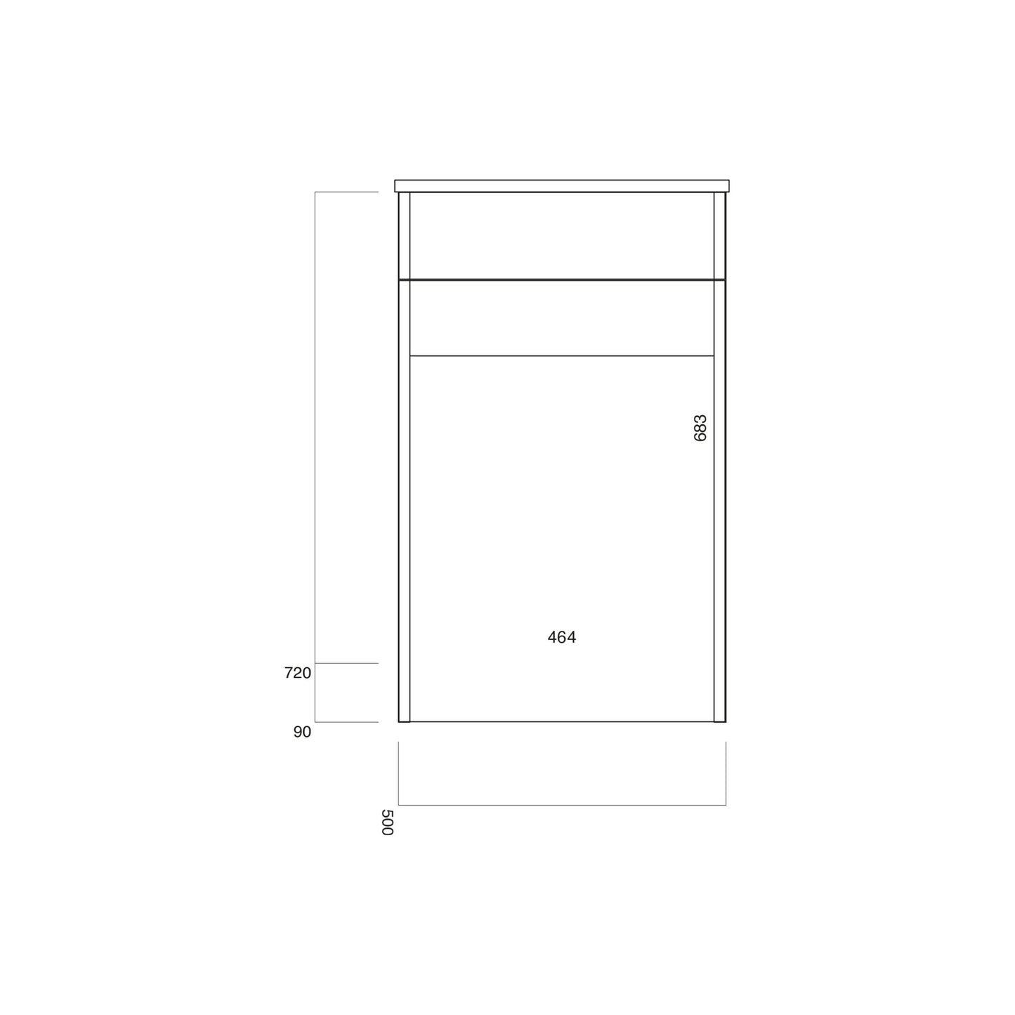 Muro 500 WC Unit