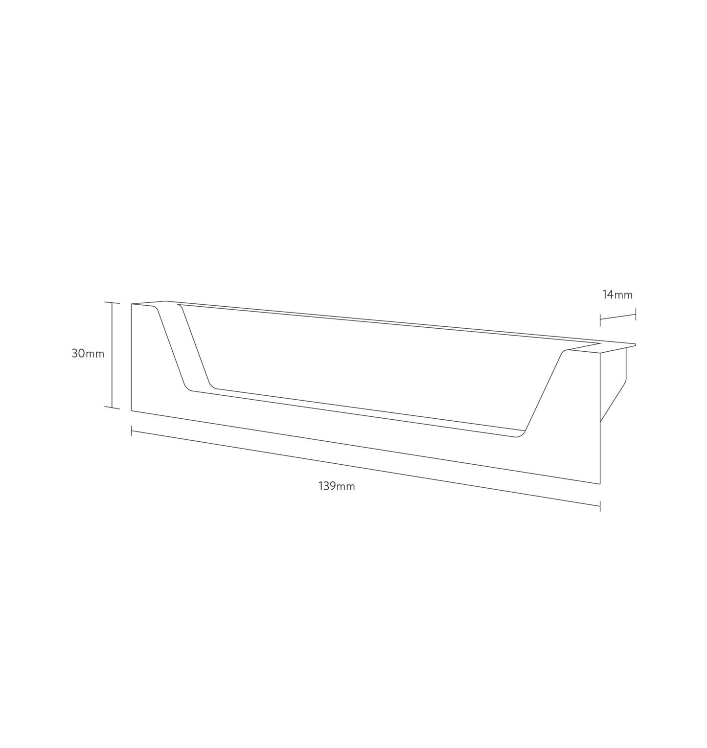 Aubrey Handle Pair Chrome