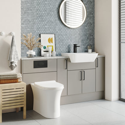 Deia Rimless Comfort Height Back To Wall  Pan & Soft Close Seat