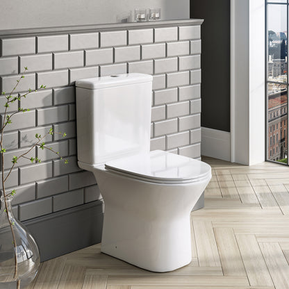 Middleton Rimless Open Back Pan Including Cistern & Soft Close seat