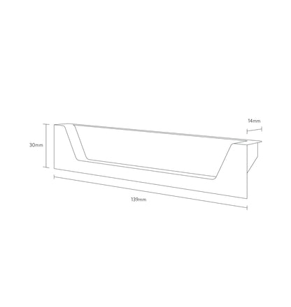 Aubrey Handle Pair Chrome