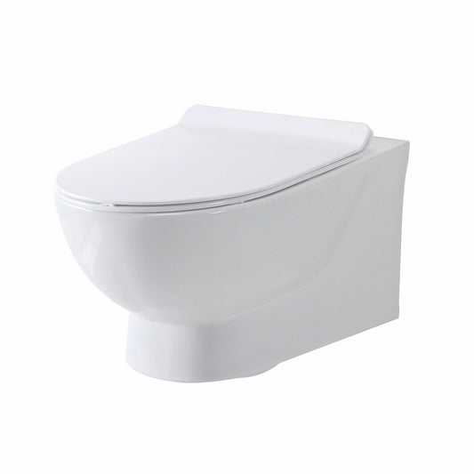 Belini Rimless Wall hung Pan & Soft Close Seat