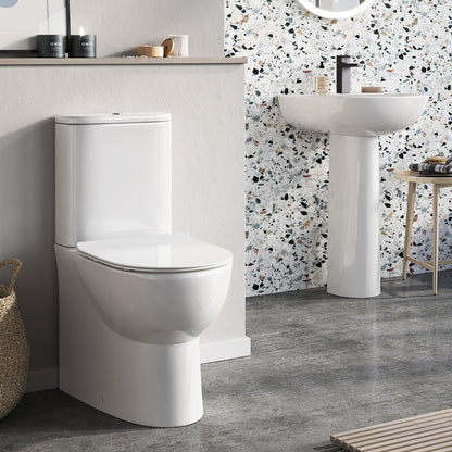 Belini Rimless Closed Back Pan Including Cistern & Soft Close Seat