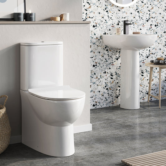 Belini Rimless Closed Back Pan Including Cistern & Soft Close Seat