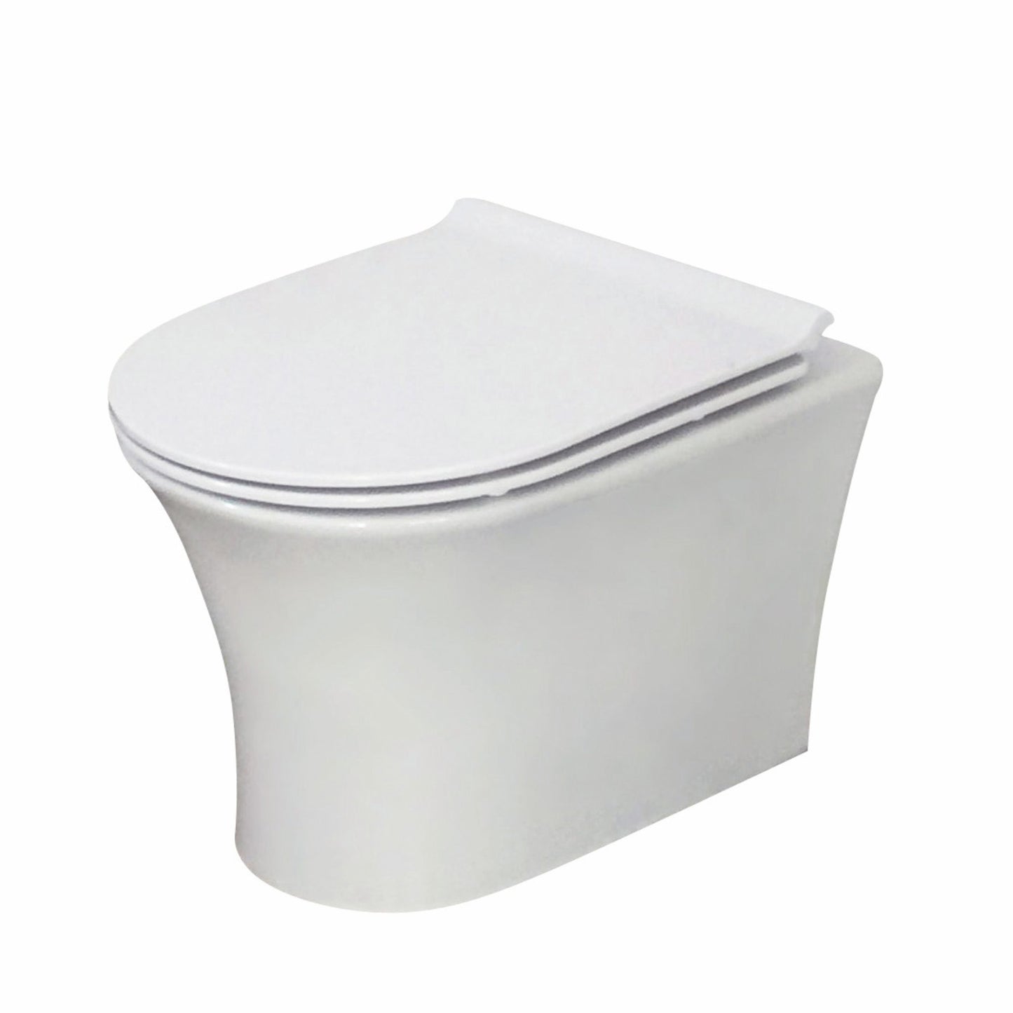 Deia Rimless Wall Hung Pan & Soft Close Seat