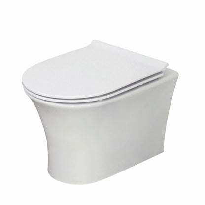 Deia Rimless Wall Hung Pan & Soft Close Seat
