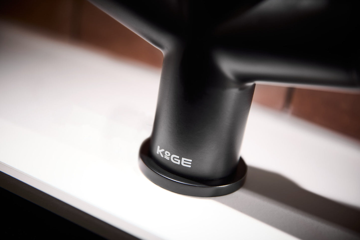 KoGE 3-in-1 Swan Spout Hot Water Tap | Matte Black