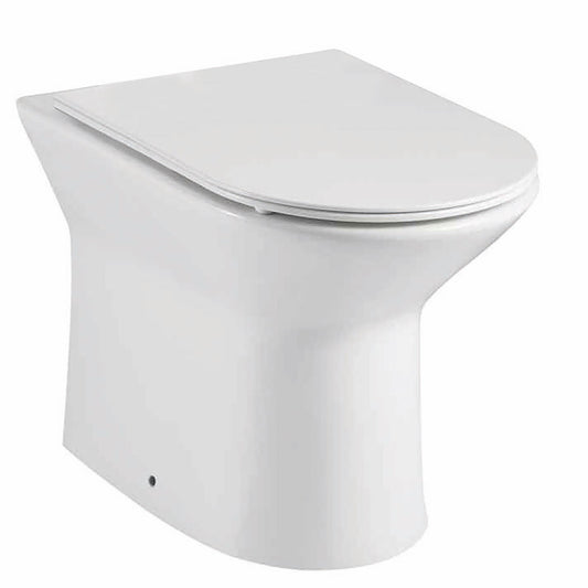 Middleton Rimless Back To Wall Pan & Soft Close Seat