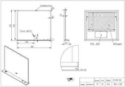 CHARJ LED MIRROR 800×700