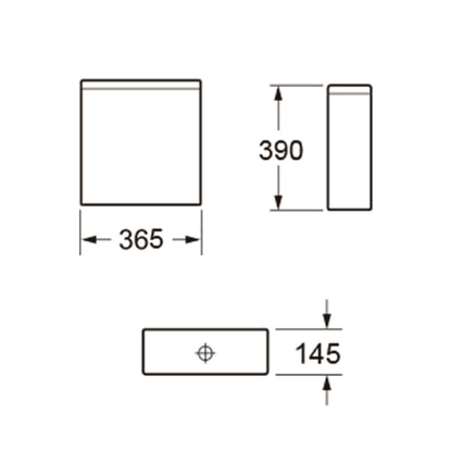 Choices 550 Open Back Pan Including Cistern & Soft Close Seat