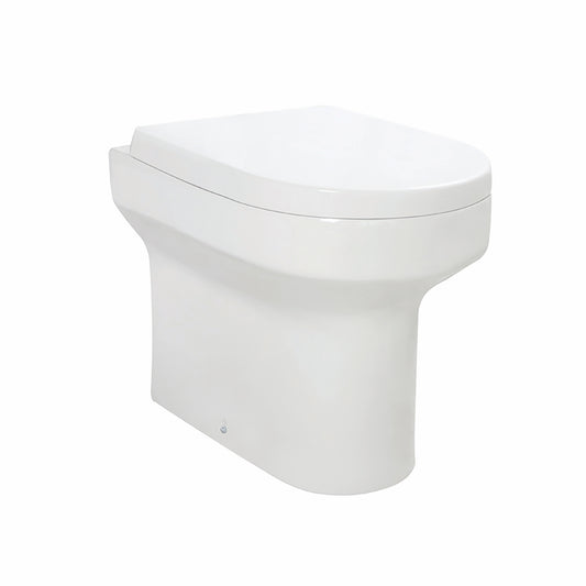 Spa Rimless Back To Wall Pan & Wrap Over Seat