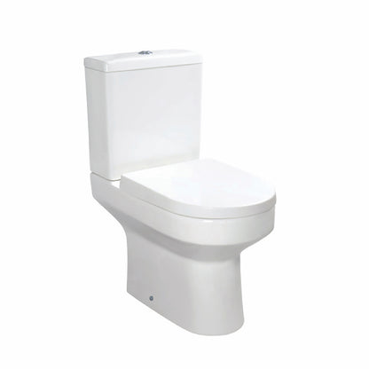 Spa Comfort Height Open Back Pan Including Cistern & Soft Close Seat