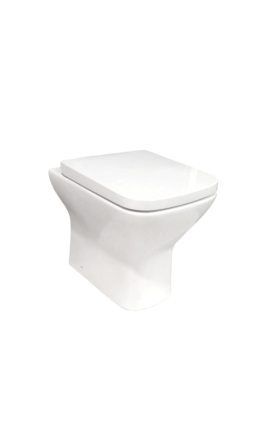 Porto Rimless Back To Wall Pan & Wrap Over Seat
