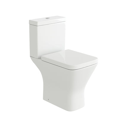 Porto Rimless Open Back Pan Comfort Height, Cistern & Wrap Over Seat